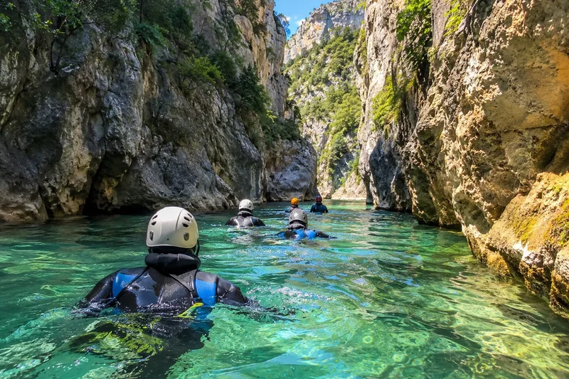 Aqua-Trekking im Verdon bei Castellane
